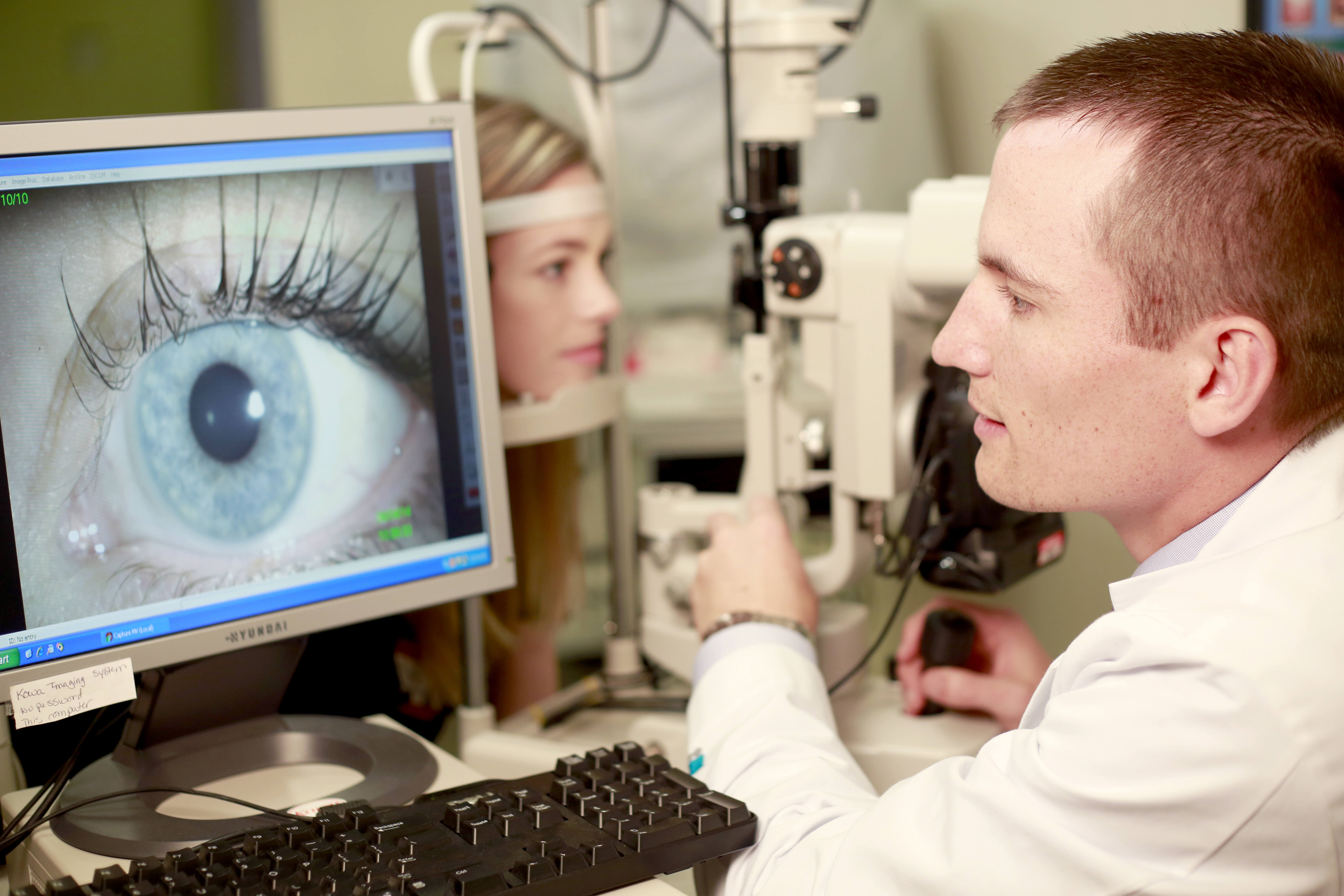 Optometry website design example