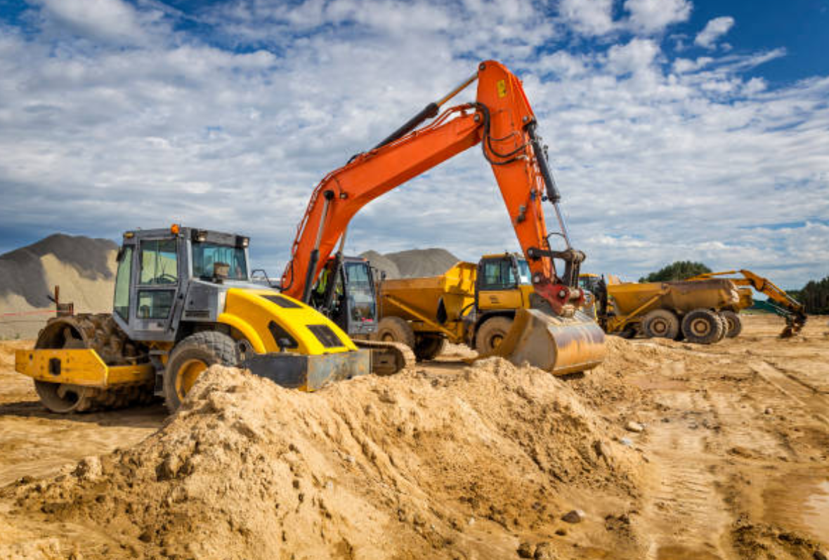 Construction website design example